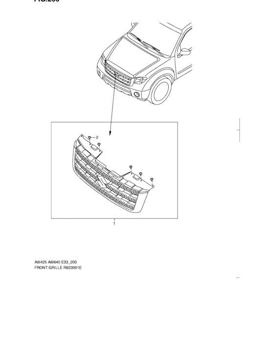 Front grille