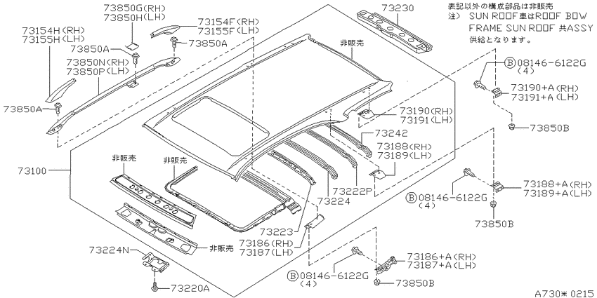Roof panel & fitting