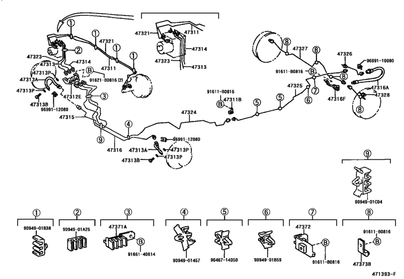 Brake Tube & Clamp