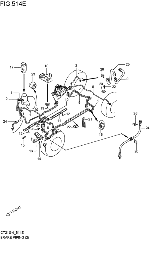 brakes piping