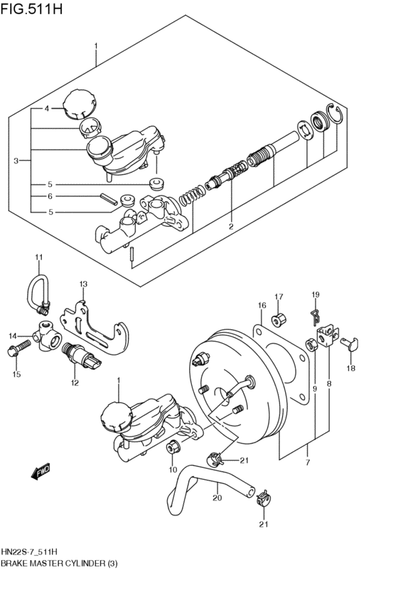 brakes master cylinder