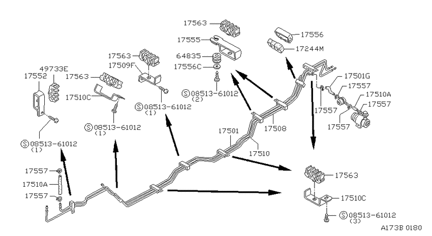 Fuel piping