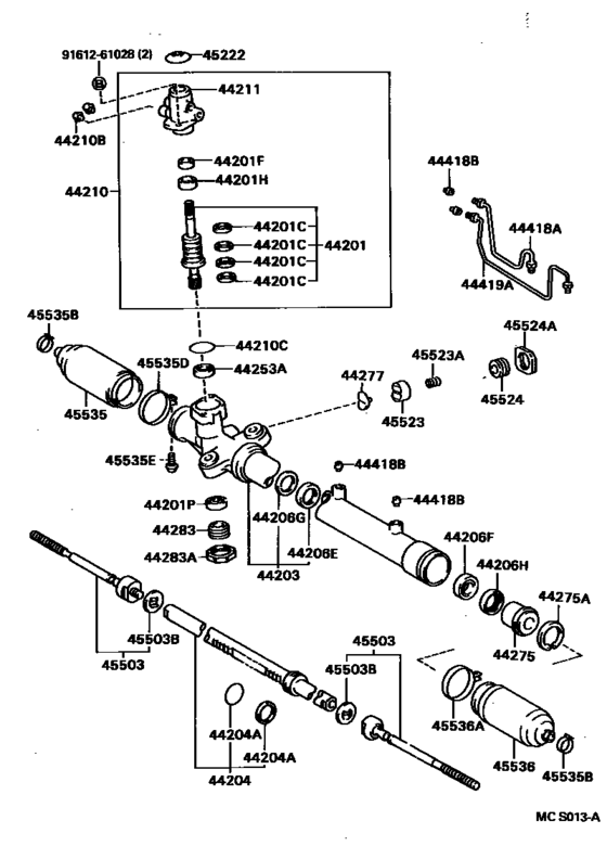 Front Steering Gear & Link