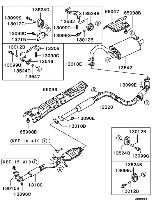 Exhaust pipe & muffler