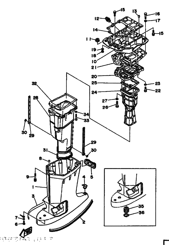 Upper casing