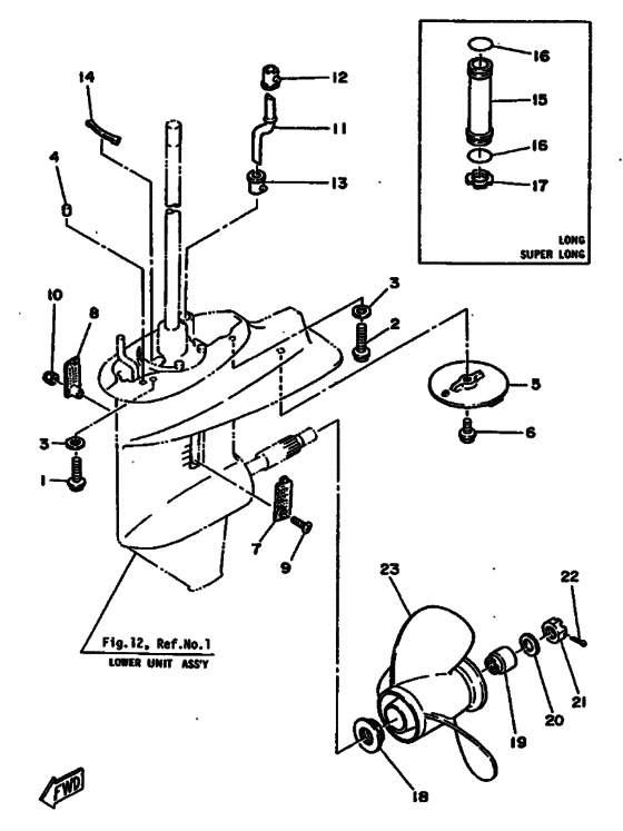 Lower casing & drive 2