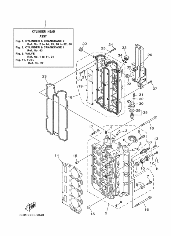 Cylinder & crankcase 2