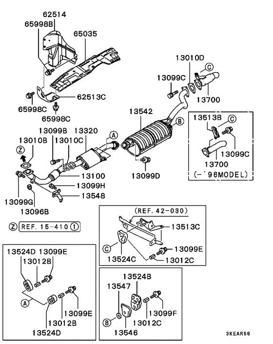 Exhaust pipe & muffler