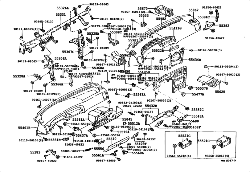 Instrument Panel & Glove Compartment