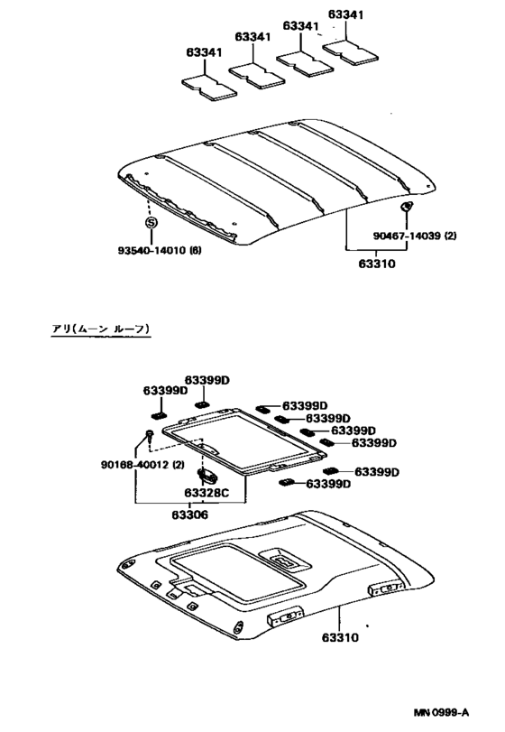 Roof Headlining & Silencer Pad
