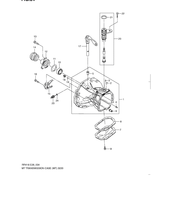 Mt transmission case