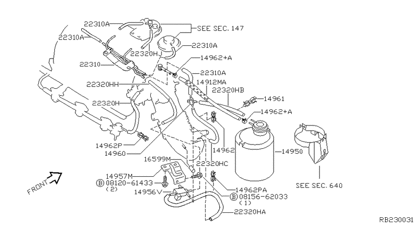 Vacuum piping