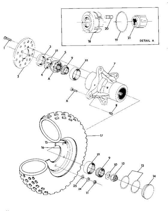 Front wheel assembly