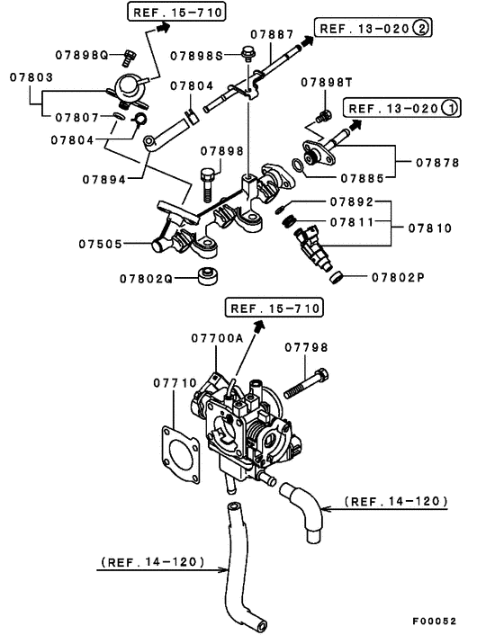Injector & throttle body