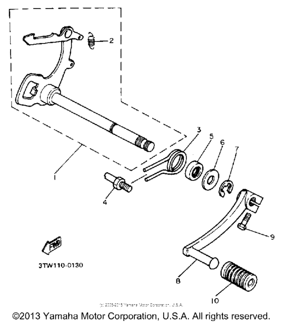 Shift shaft
