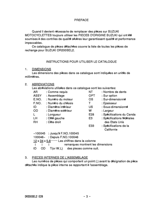 Catalog preface