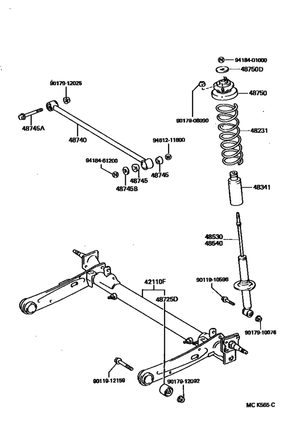 Rear Spring & Shock Absorber