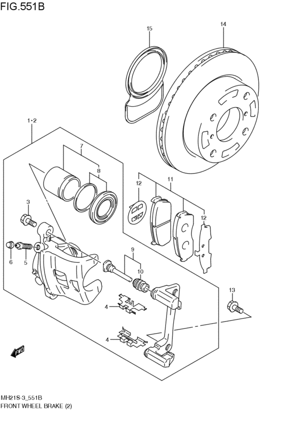 front wheel brakes