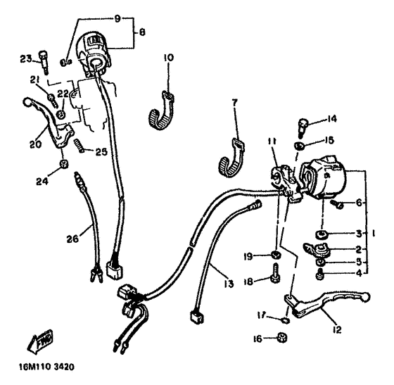 Handle switch & lever