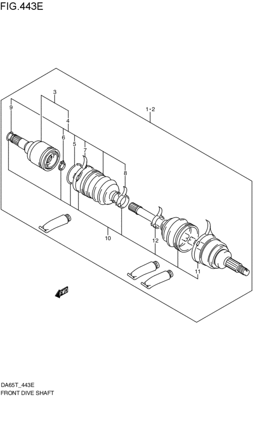 front-drive shaft
