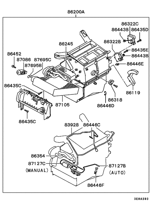 Heater unit & piping