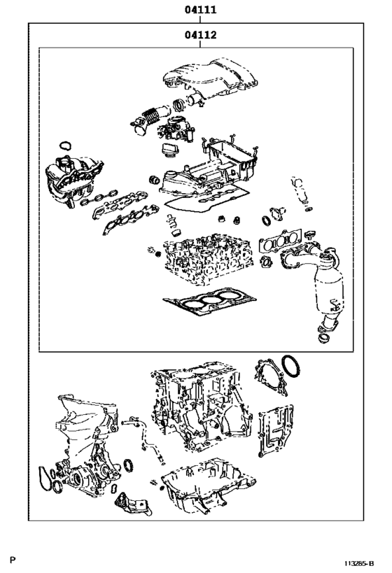 Engine Overhaul Gasket Kit