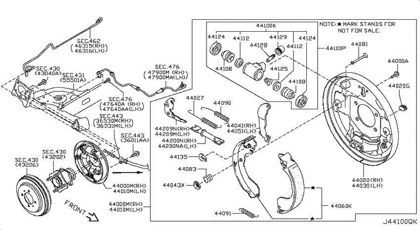 Rear brake