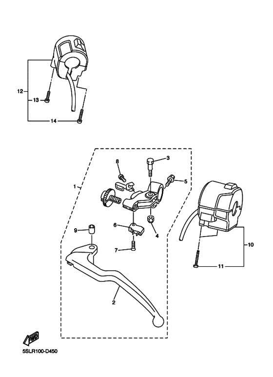 Handle switch & lever