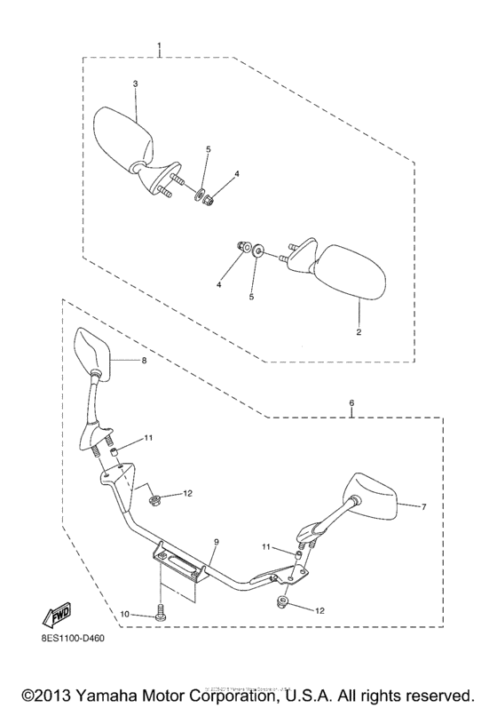 Alternate rear view mirror