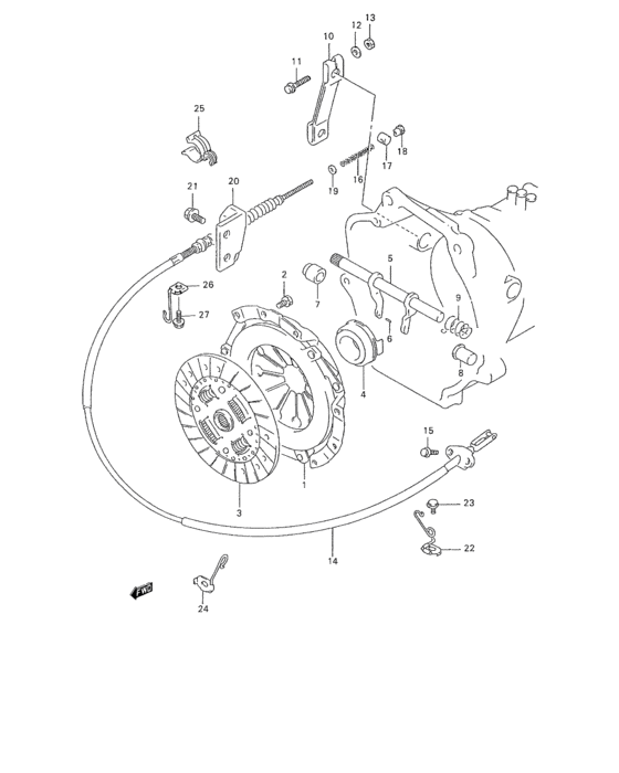 Mt clutch and clutch control