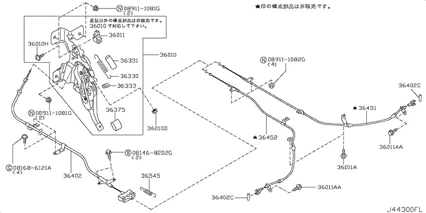 Parking brake control