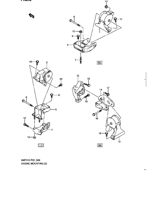 Engine mounting
