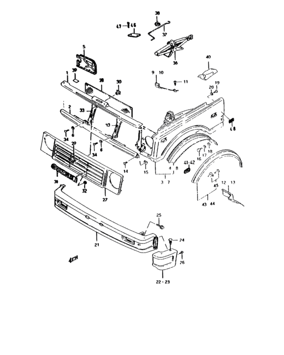 Groupe - catalog. samurai milsubgroupe - j - 0 - 2 grilla av / ailet