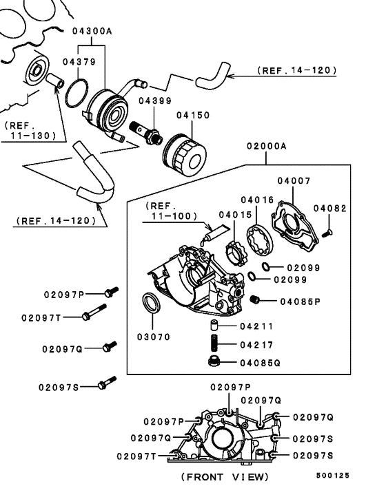 Oil pump & oil filter