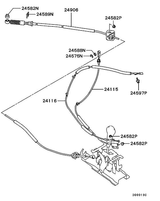 A/t floor shift linkage
