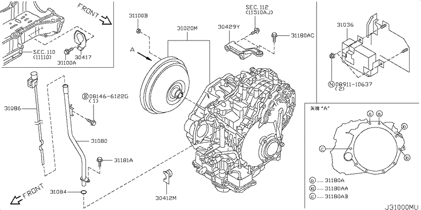 Auto transmission,transaxle & fitting