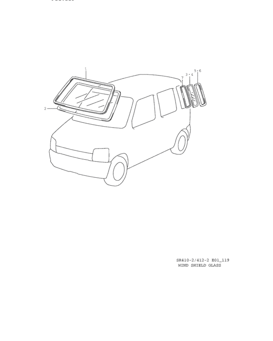 Windshield glass