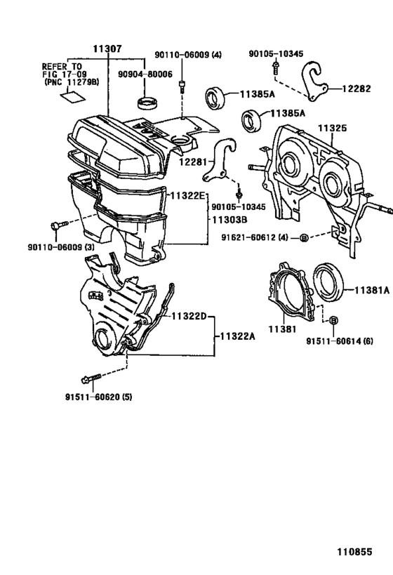 Timing Gear Cover & Rear End Plate