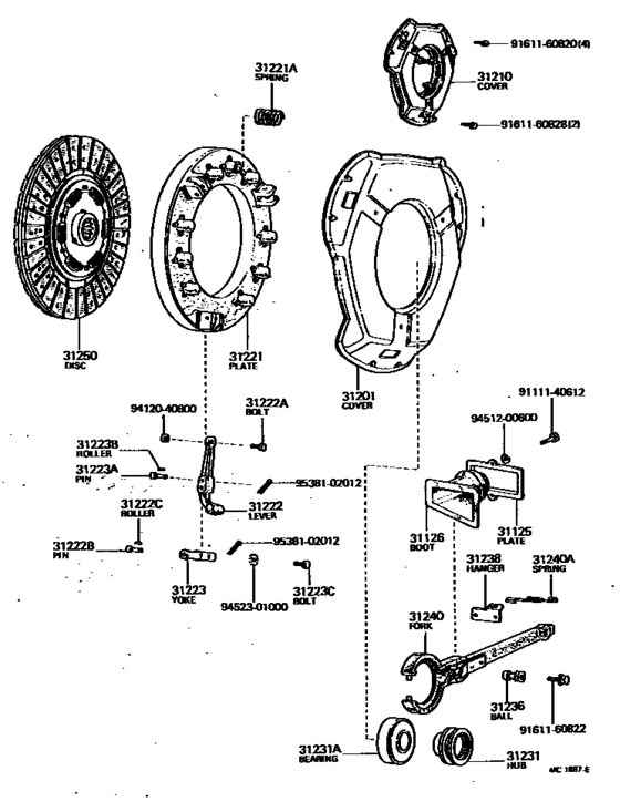 Clutch & Release Fork