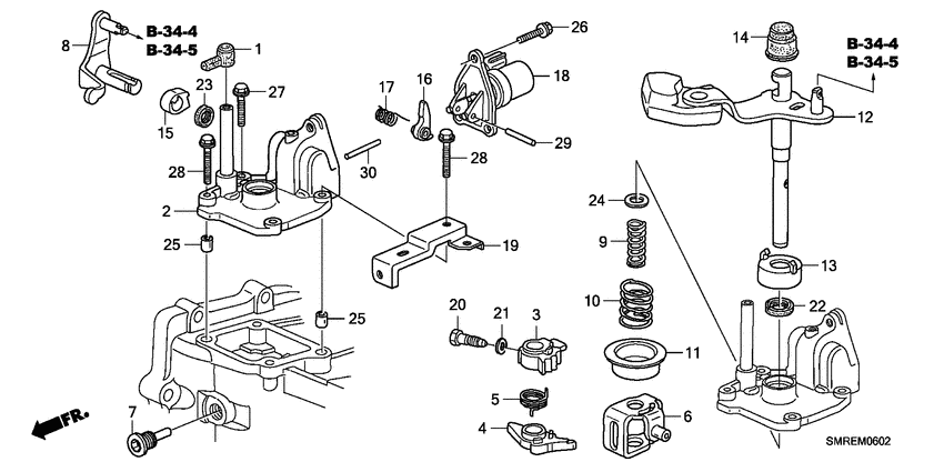 Shift arm/shift lever