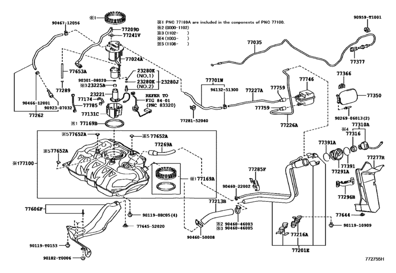 Fuel Tank & Tube for 2007 2013 Toyota VIOS NCP92 General sales