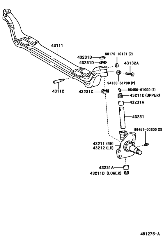 Front Axle Arm & Steering Knuckle
