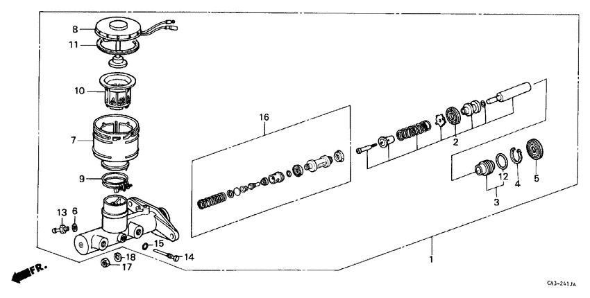 Brake master cylinder