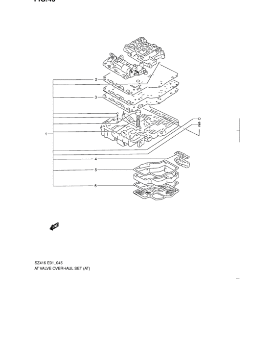 At valve overhaul set