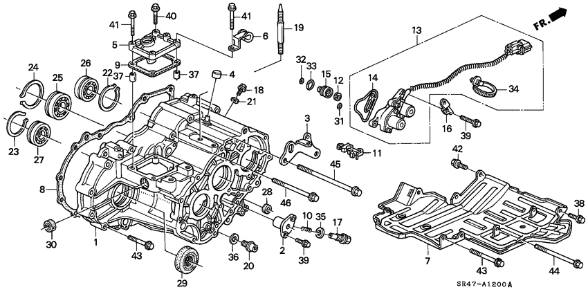 Transmission housing