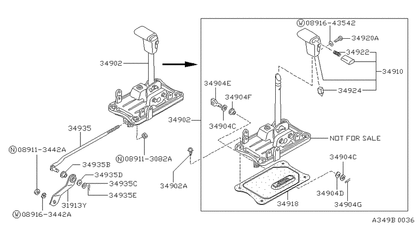 Auto transmission control device
