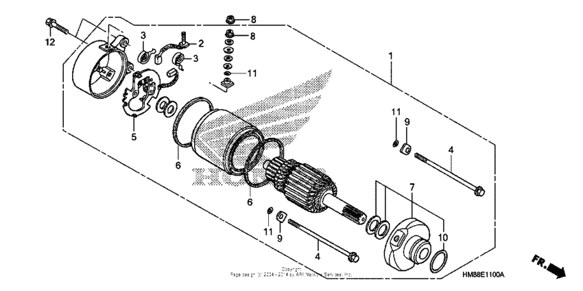 Starting motor ('06-'07)