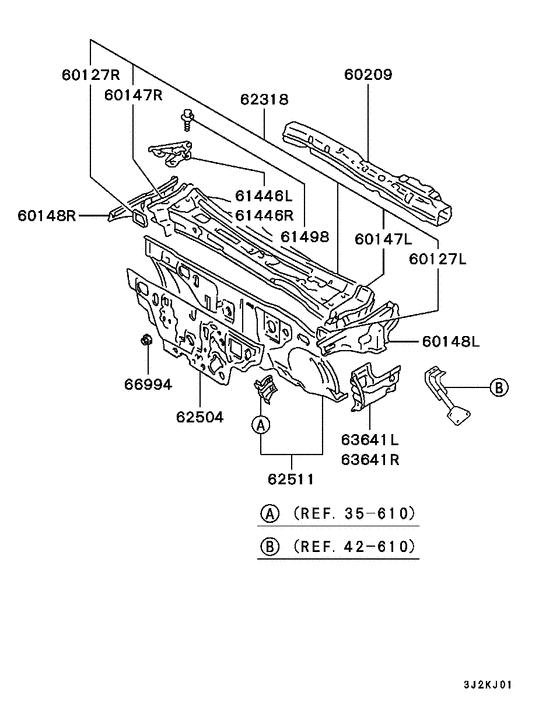 Front deck & insulator