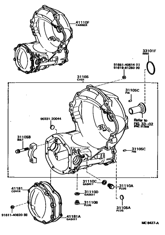 Front Axle Housing & Differential