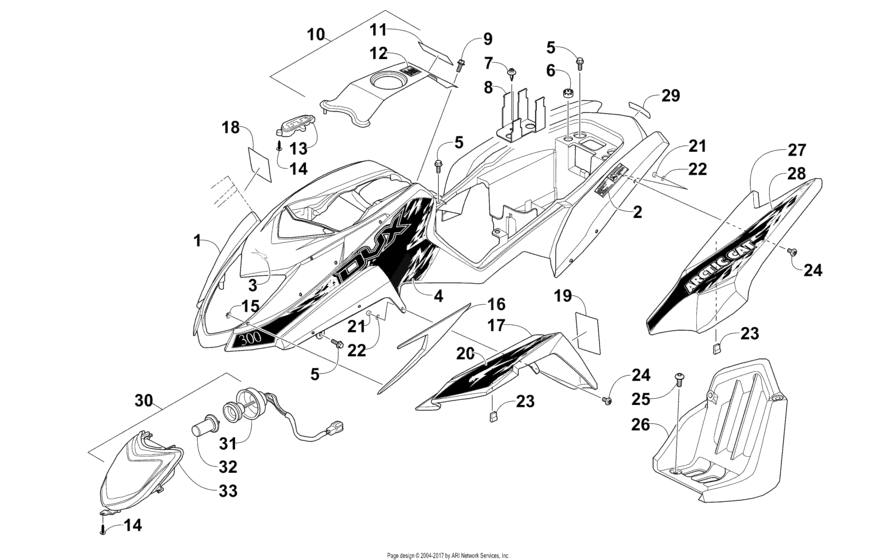 Body Panel And Headlight Assembly